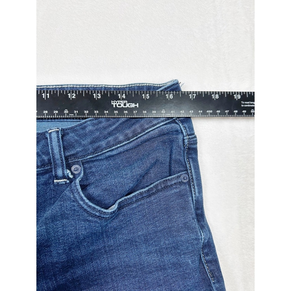 Quince Luna Stretch Flare Jeans Size 32 Dark Wash Wide Leg Quiet Luxury - Picture 7 of 10